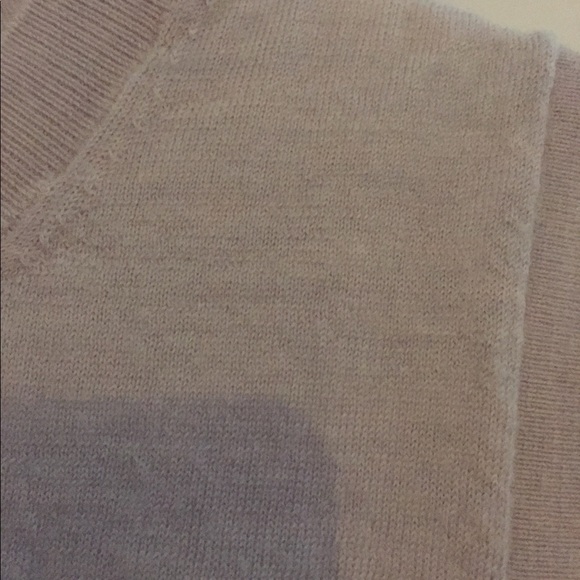 Banana republic lt gray wool sweater shell S - Picture 2 of 4